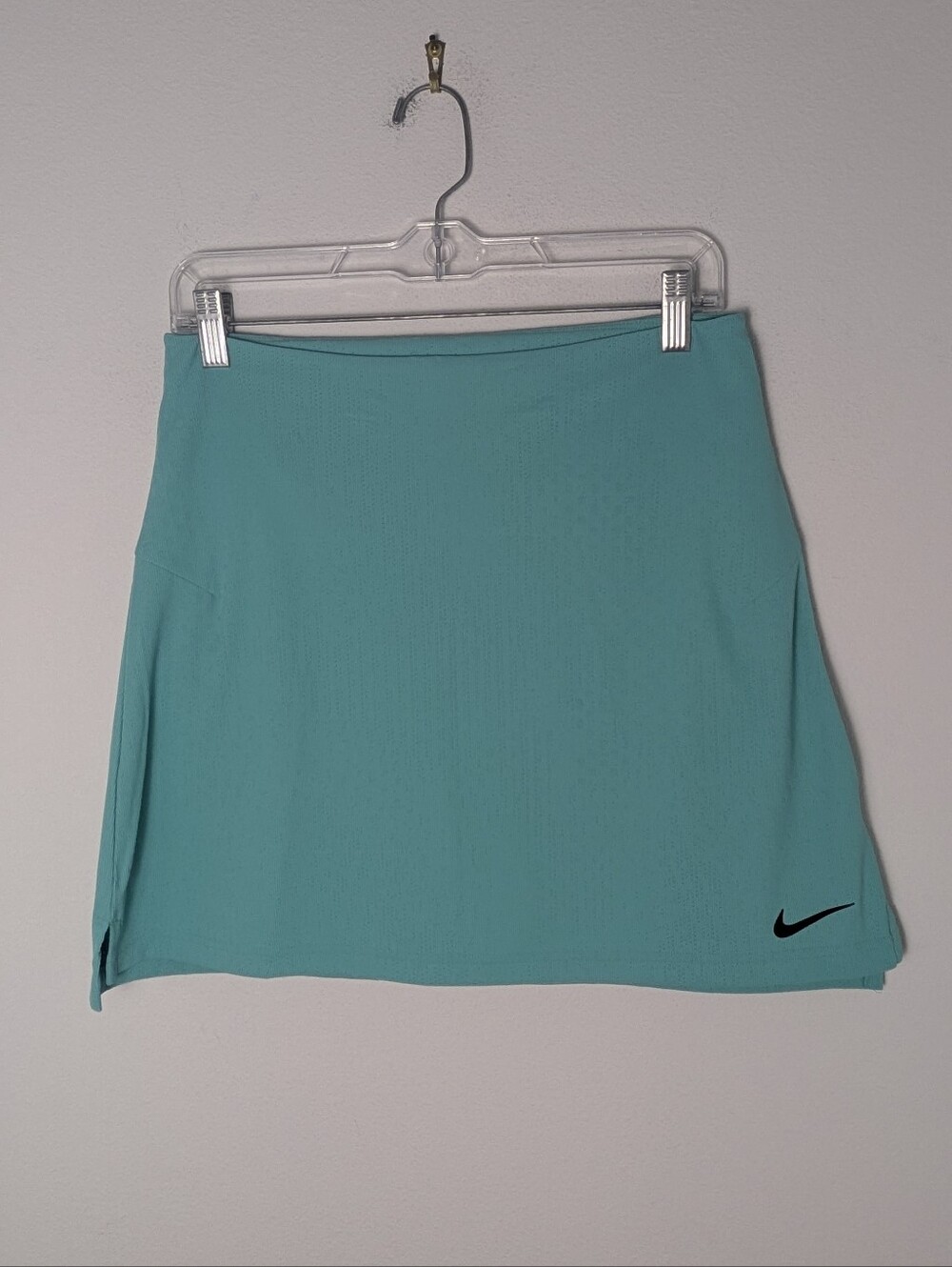 Nike Dri-FIT Womens Blue Solid Pull On Short Athletic Skort Activewear Sz M